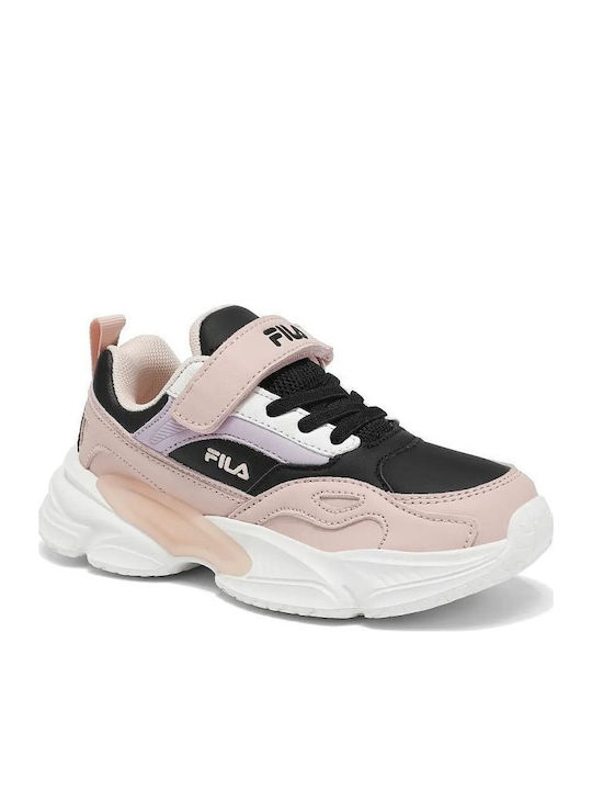 Memory Παιδικά Sneakers Ανατομικά με Σκρατς Ροζ