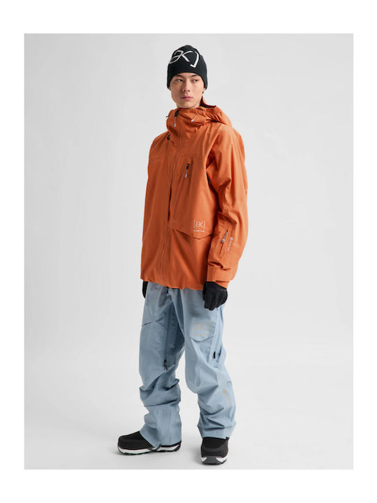 Burton Ak Cyclic 307631-E7B Men's Gore-Tex Ski & Snowboard Jacket Orange
