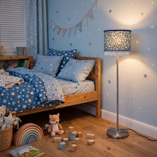 Oxygen Light Blue Floor Lamp H170cm. Blue