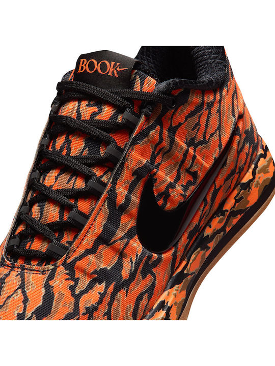 Book 2 „Tiger Camo“ Ниски Баскетболни Обувки Черни / Total Orange / Flax
