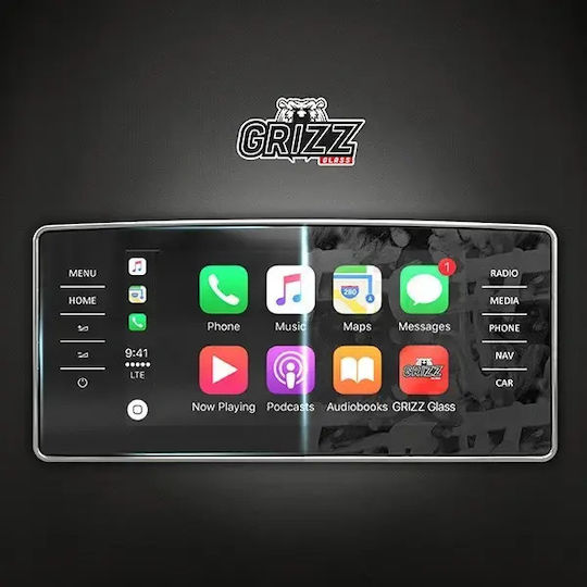 Ματ Φύλλα Grizzglass Προστασία Cardisplay Tesla Model S Facelift 2025-2026 2w1