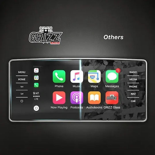 Mattes Grizzglass-Schutzfolie für das Car-Display Audi A6 C8 2018-2024
