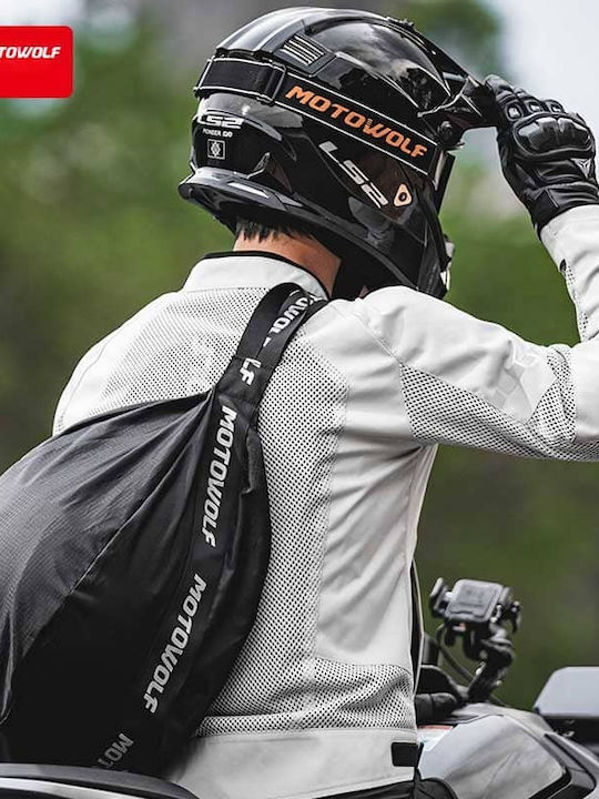 Motowolf Σακίδιο Πλάτης Αναβάτη Μαύρο 11lt