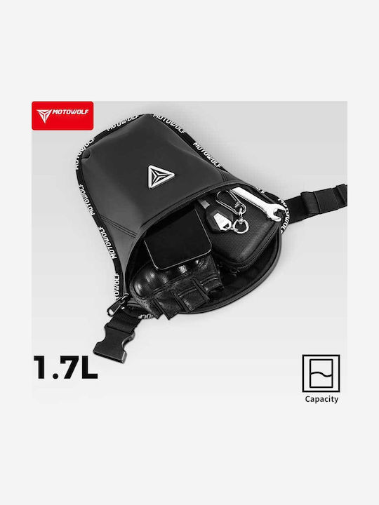 Motowolf Rockbros Reitrucksack Schwarz