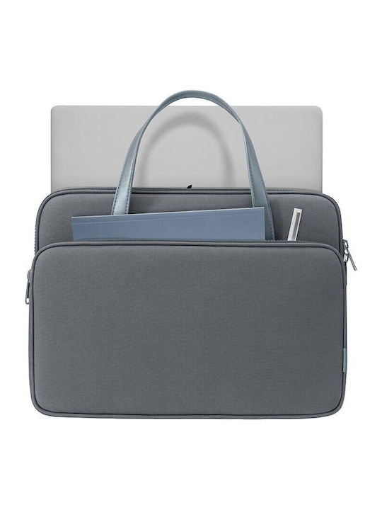 tomtoc Geantă Impermeabilă pentru Laptop de 13.5" în Culoare Gri