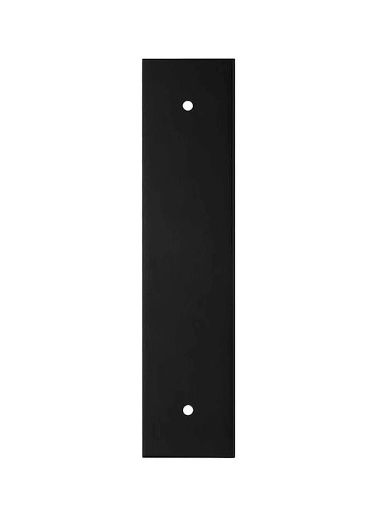 Import Hellas 555 Χούφτα Πόρτας χωρίς Οπή Μαύρο Ματ 158mm 7491