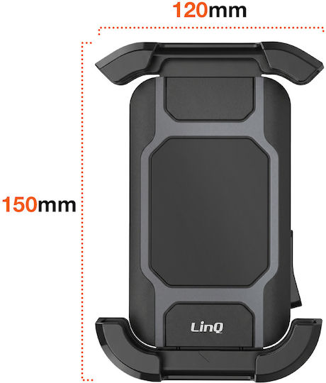 Linq Mirror Mount Scooter Motorcycle Auto Lock Shock Absorbers Black