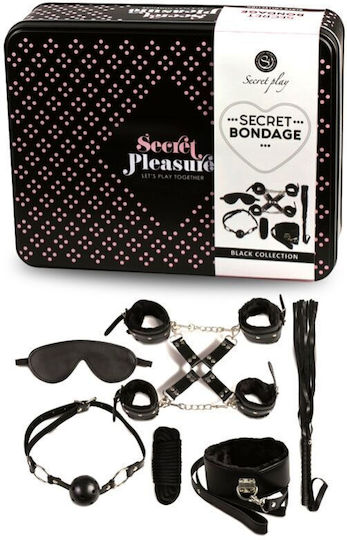 Secretplay Alive BDSM-Bausatz in Schwarz Farbe 8 Stück