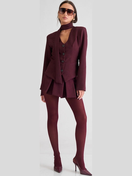 Decoro Sacou Dama Burgundy