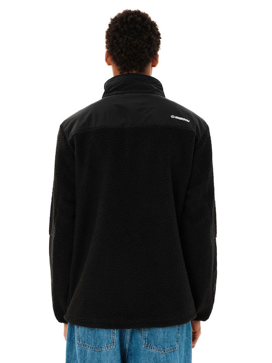 Herren-Fleecejacke Schwarz