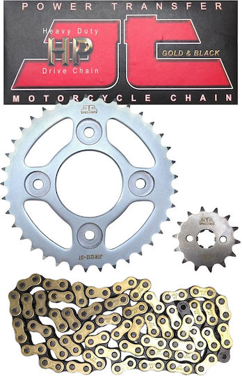 JT Sprockets Set Lanț și Pinioane pentru Honda Astrea Grand 100