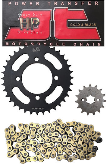 JT Sprockets Chain & Sprocket Kit for Yamaha Crypton 110