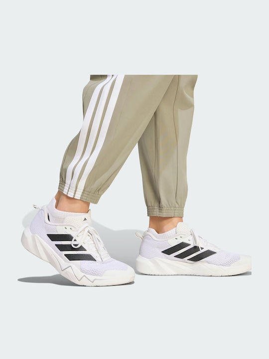 Train Essentials 3-Stripes Woven Trainingshose Khaki