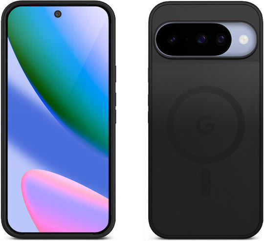 Crong Hybrid Matte Magnetic Back Cover Negru (Google Pixel 10 / 10 Pro)