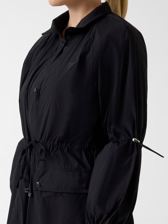 Damen-Trenchcoat Schwarz