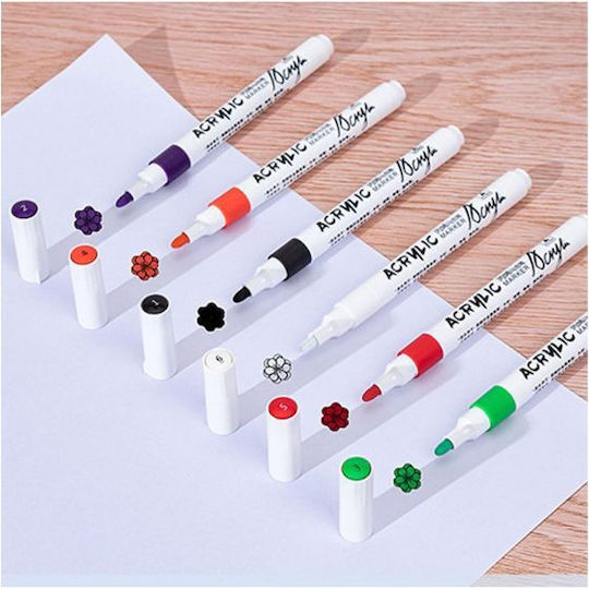 Professionelle Acrylmalstifte Set mit 48 Farben