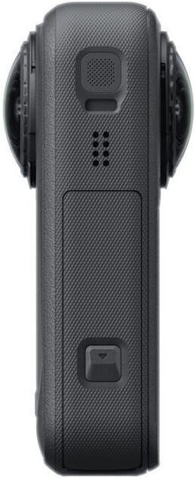 X6 47GB Action Camera 8K Λήψης 360° Motorcycle Bundle με Οθόνη Αφής 2.32" και Wi-Fi Μαύρη