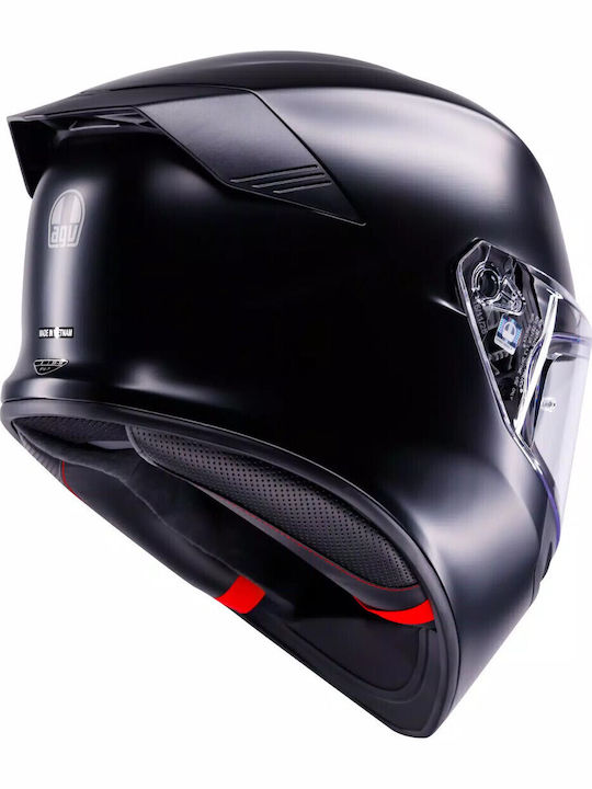 AGV K5 Black Matt Full Face Motorcycle Helmet ECE 22.06 1500gr with Pinlock and Sunvisor