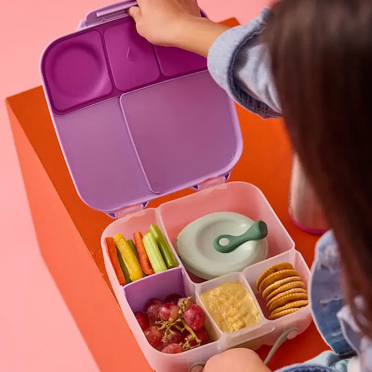 B.Box Plastik-Lunchbox für Kinder 2 l Lila