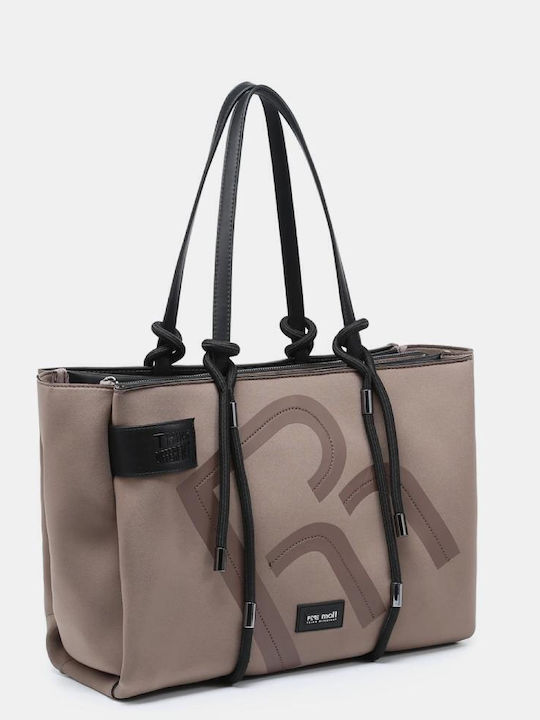 Beige Women's Shoulder Bag