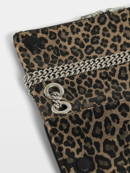 Rock Γυναικείο Clutch Καφέ