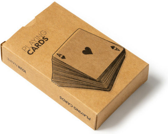 Playing Cards 1 Piece Paper Brown