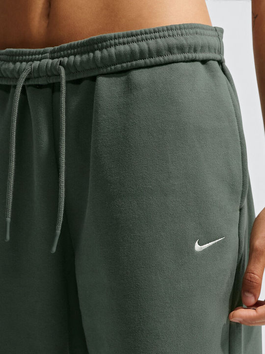 Studio Fleece Jogginghose Fleece Camo Green / Sail