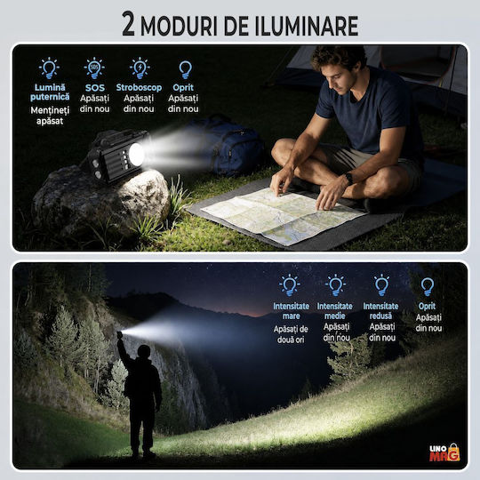 Linomag Ηλιακό Power Bank 40000mAh με 2 Θύρες USB-A και 2 Θύρες USB-C Μαύρο