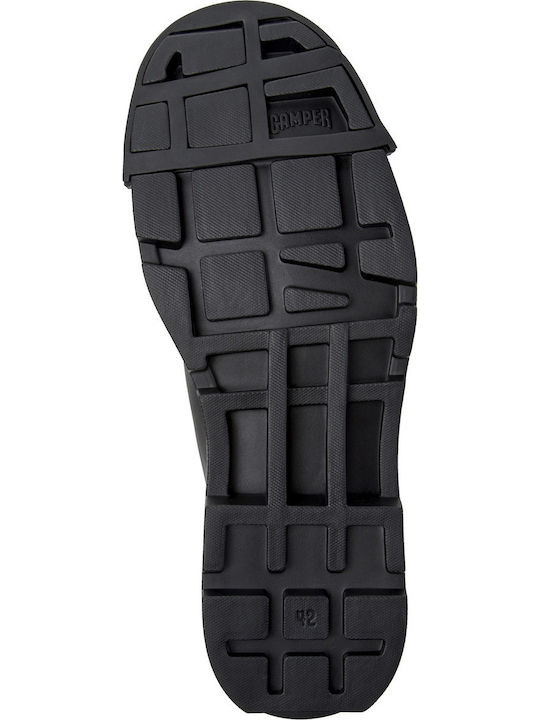 Junction Schwarze Leder-Chukka-Stiefeletten