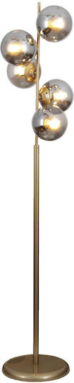 SteweHome Lampadar de Podea Înălțime 200 x Lungime 30 cm Negru