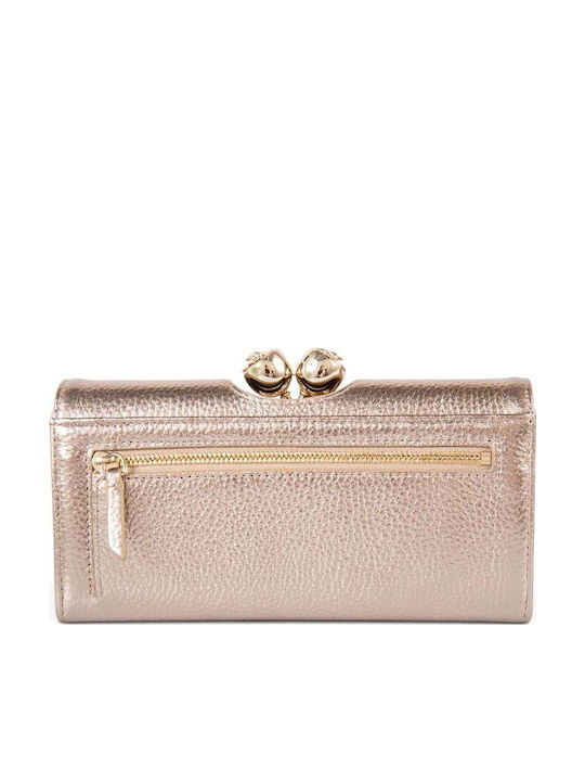 Roosali Large Leather Women's Wallet Gold