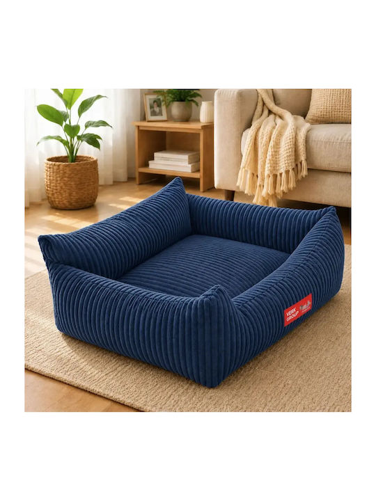 Verk Group Elevated Dog Bed Blue 60x45 cm