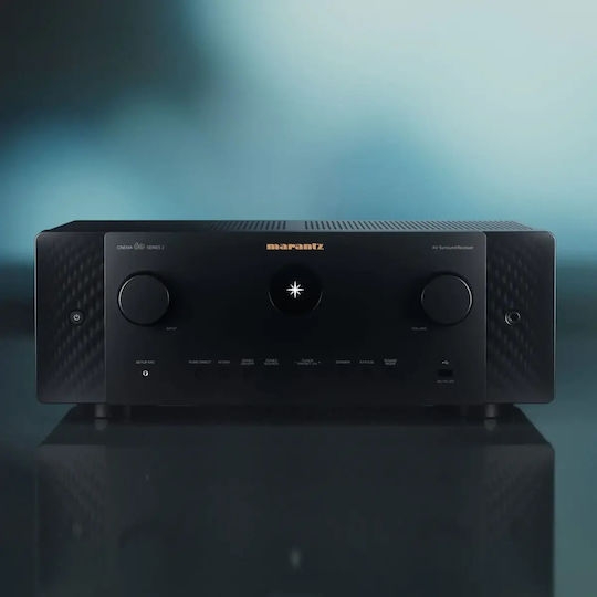 Marantz Cinema 60DAB Series 2 4K/8K 7.2-Channel Home Cinema Amplifier 100W/8Ω 140W/6Ω with HDR and Dolby Atmos Black
