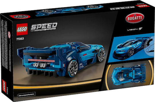 Speed Champions Bugatti Vision GT Hyper Sports Car for Ages 9+ 284 Pieces