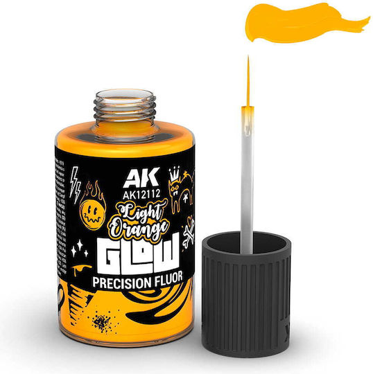 AK Interactive Цвят за моделиране Light Orange Glow 30ml
