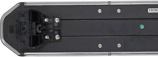 Einparts LED-Warnlichtbalken für Autos 12/24 V mit orangefarbener Beleuchtung