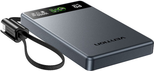 Vention MagSafe Power Bank 10000mAh 22.5W με Θύρα USB-C Charcoal Grey