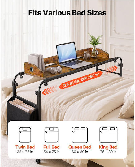 Vevor Brown Laptop Table BSCSZZSHKSCS2RMSU001V0