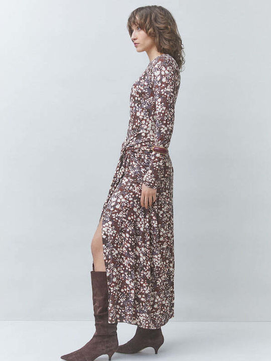 Clive Maxi Dress Beige/Brown