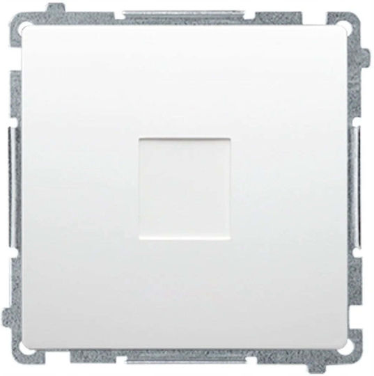 Kontakt-Simon Simon Basic Blindabdeckung für Rahmen Befestigung mit Klemmen oder Schrauben Schwarz Bmps.01/49