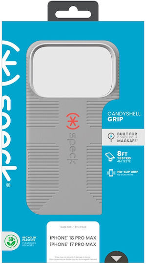 Speck Candyshell Grip Back Cover Πλαστικό Γκρι (iPhone 18 Pro Max / 17 Pro MaxNokia 2.4)