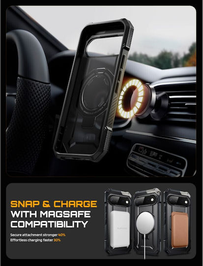 Supcase Ub Grip Mag Back Cover din Silicon / Plastic Negru (Google Pixel 11 Pro XL)