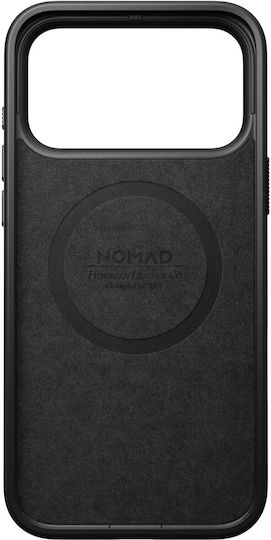 Nomad Modern Bumper Leder / Gehärtetes Glas / Kunststoff / Silikon Beige (iPhone 18 Pro / 17 Pro)