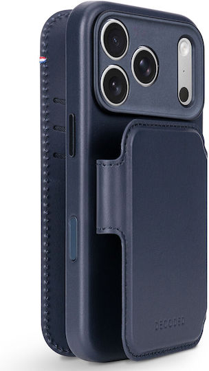 Decoded Leather Wallet Navy Blue (iPhone 18 Pro / 17 ProXiaomi 17 Pro)