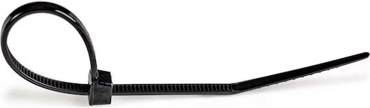 StarTech Plastik Kabelbinder in Schwarz Farbe (1000 Stück) CBMZT4BK