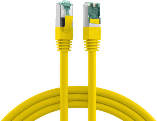 EFB S/FTP Cat.6a Ethernet Network Cable 0.15m Yellow