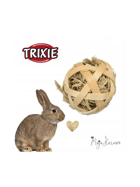 Trixie Μπάλα Μπαμπού Σανό Τρωκτικά 5 Cm