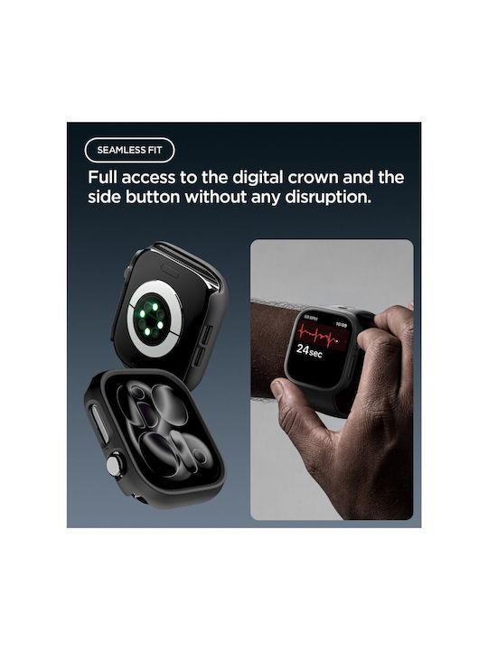 Spigen Carcasă din Plastic Neagră pentru Apple Watch 12 (42 mm)
