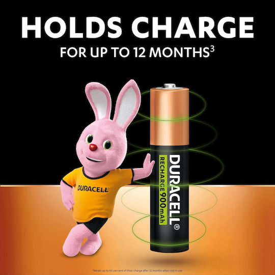 Duracell Turbo Baterii AAA R3 Ni-MH 1.2V 900mAh Set 4