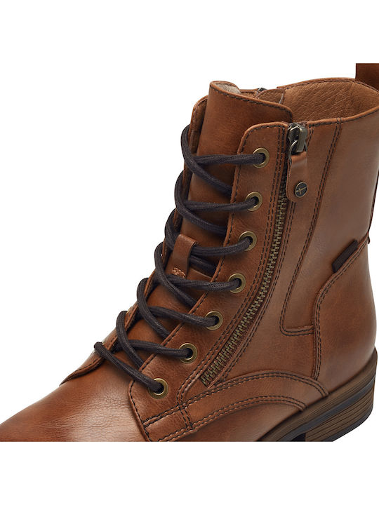 Women's Tabac Brown Combat Boots